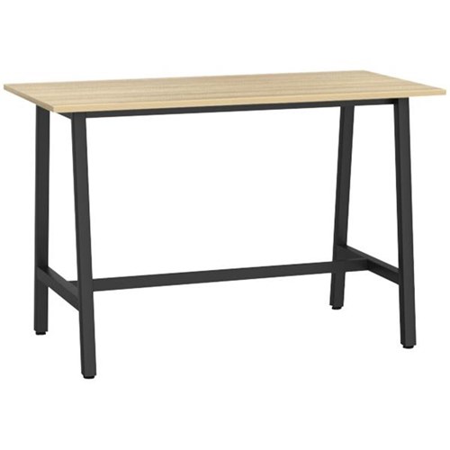 Cubit Bar Leaner Table 1600mm Atlantic Oak/Black
