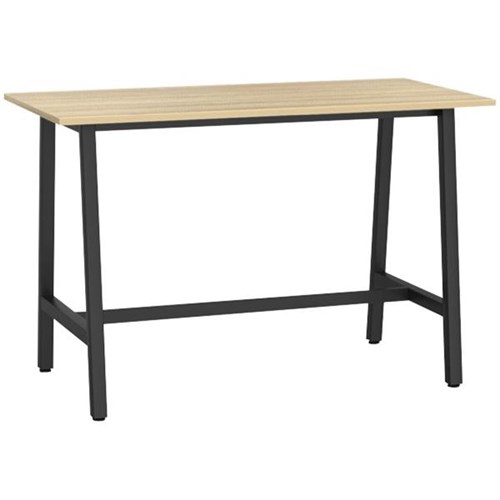 1600x800mm Atlantic Oak Top/Black Frame