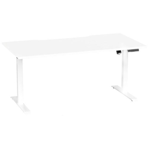 Breeze Active Electric Height Adjustable Desk No Bluetooth 1600mm White/White