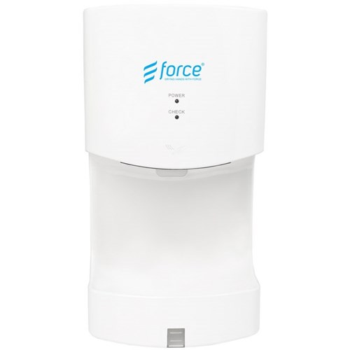 Force Compact Hygiene DT Hand Dryer White
