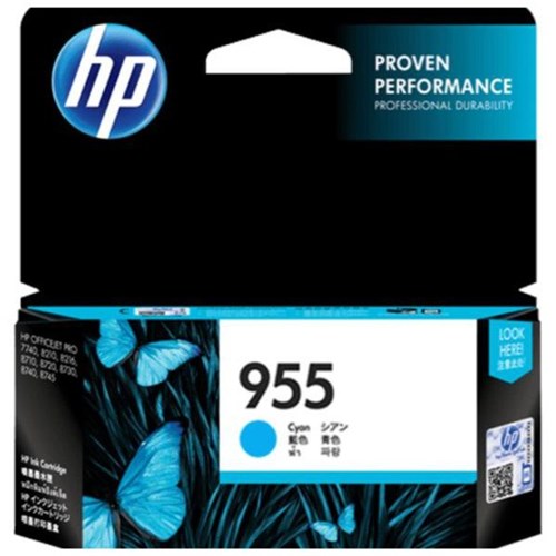 HP 955 Cyan Ink Cartridge L0S51AA