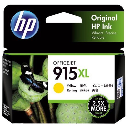 HP 915XL Yellow Ink Cartridge 3YM21AA