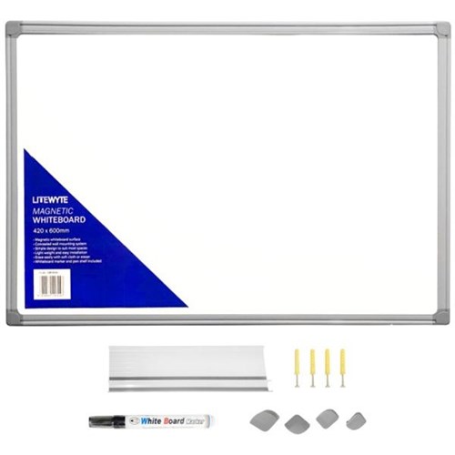 Litewyte Acrylic Whiteboard 420x600mm OfficeMax NZ