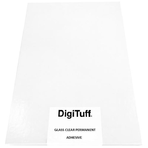 Digituff A4 236gsm Clear Permanent Self Adhesive Paper, Pack of 50