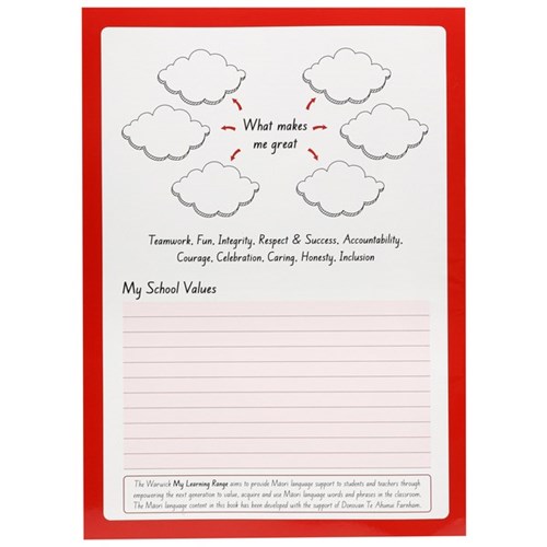 Warwick My Topic Book 2 Taku Pukapuka Kaupapa Unruled/9mm Ruled 100gsm 230x317mm 64 Pages