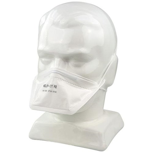Help-It P2 Duckbill Face Mask Respirator, Box of 50