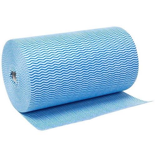 Eagle Heavy Duty Antibacterial Wipes 60gsm 300mm x 50m Blue