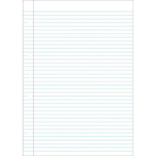 OfficeMax 14B8 LPA4 Loose Leaf Refill Pad 7mm Lined 50 Leaves