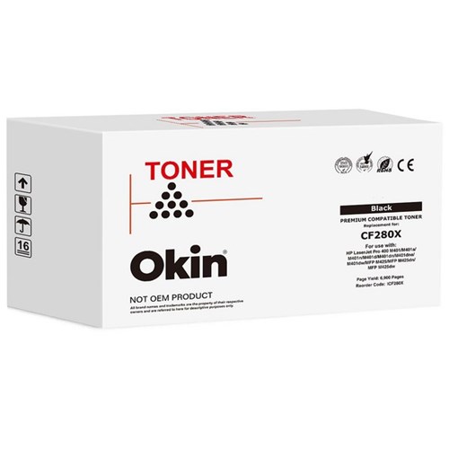 Okin Laser Toner Cartridge Compatible CF280X Black