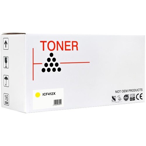 Icon Laser Toner Cartridge Compatible CF412X 410X Yellow