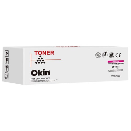 Okin Laser Toner Cartridge Compatible CF413X 410X Magenta