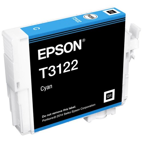 Epson T3122 Cyan UltraChrome Hi-Gloss2 Ink Cartridge C13T312200