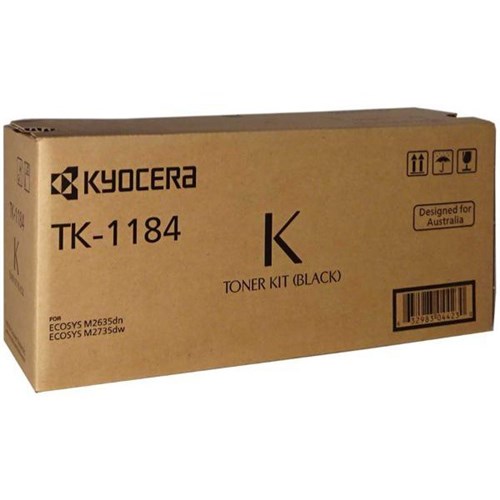 Kyocera TK-1184 Black Laser Toner Cartridge
