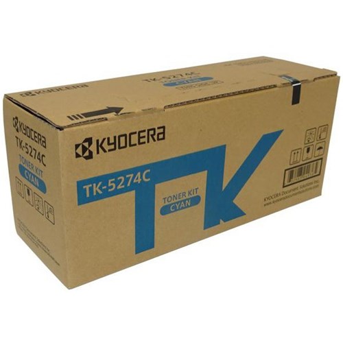 Kyocera TK-5274C Cyan Laser Toner Cartridge