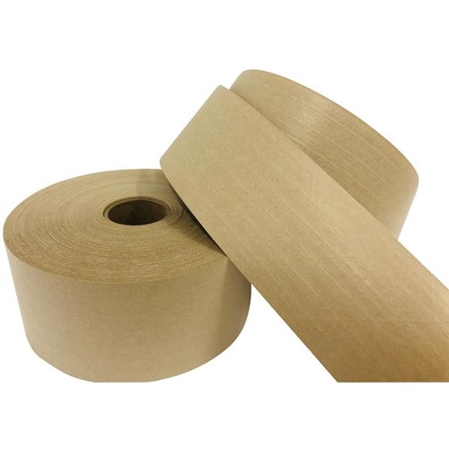 Pomona GP06 Strand Reinforced Kraft Paper Water Activated Gummed Tape 70mm x 165m Brown