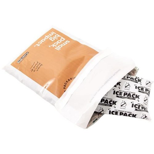 WoolPack Insulated Pouch 225 x 30 x 335mm 1kg Compostable