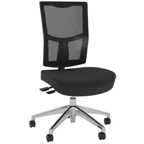 Urban Task Chair 3 Lever Mesh Back Breathe Fabric/Black/Alloy