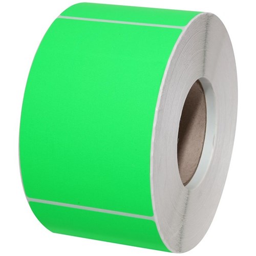 Fluoro Green Label 100x149mm, Roll of 1000