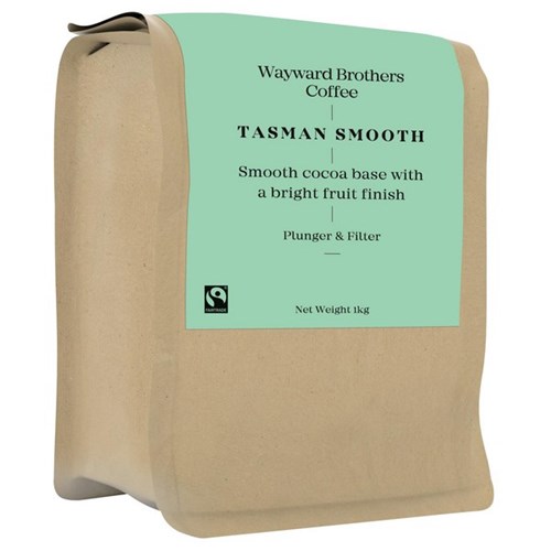 Wayward Brothers Plunger & Filter Ground Coffee Tasman Smooth 1kg