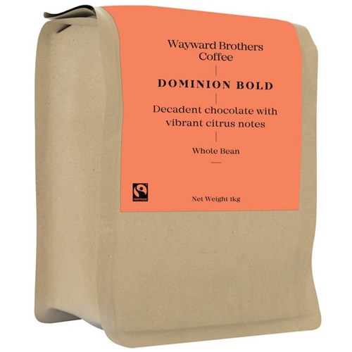 Wayward Brothers Whole Beans Coffee Dominion Bold 1kg
