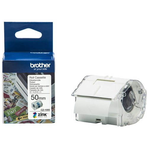 Brother Continuous Full Colour Label Roll Cassette CZ1005 50mm x 5m
