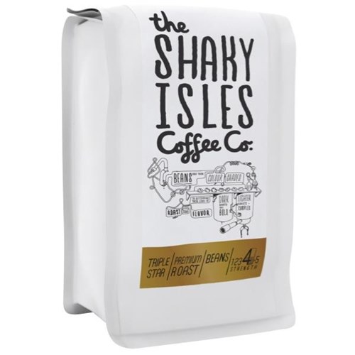 Shaky Isles Triple Star Premium Roast Whole Coffee Beans 1kg