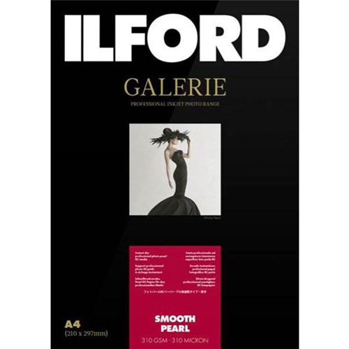 Ilford Galerie 6x4 Inch 310gsm Smooth Pearl Inkjet Photo Paper, Pack of 100