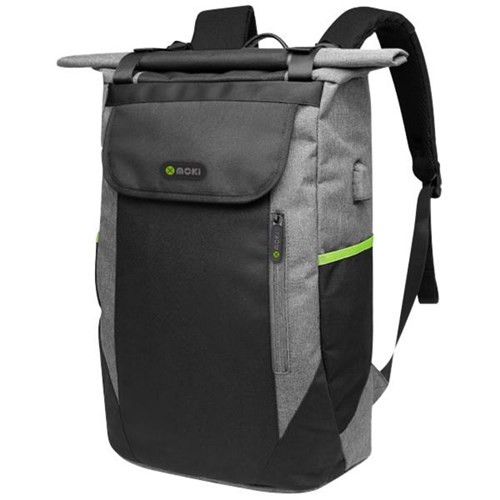 Moki Odyssey 15.6 Inch Laptop RollTop Backpack OfficeMax NZ