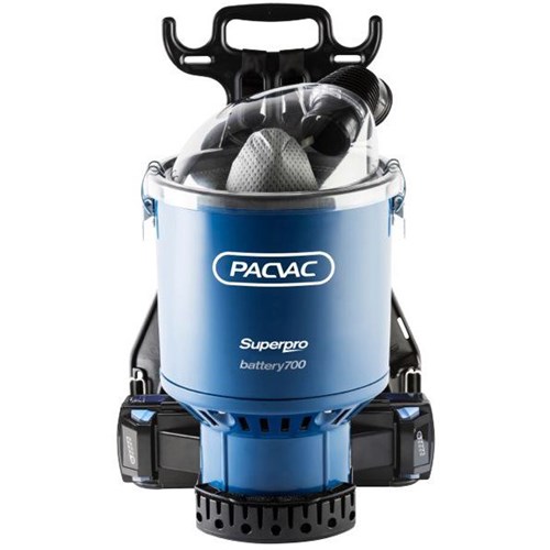 Pacvac Superpro 700 Battery Backpack Vacuum Cleaner