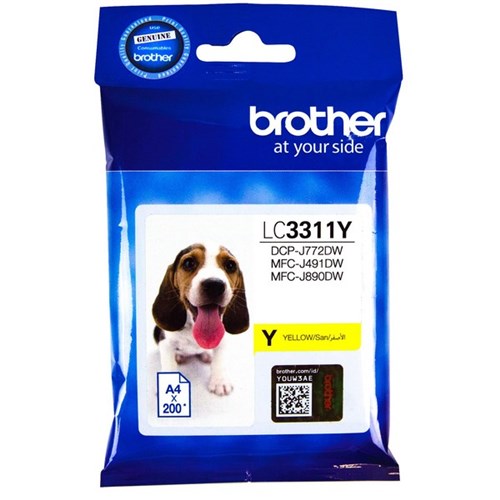 Brother LC3311-Y Yellow Ink Cartridge