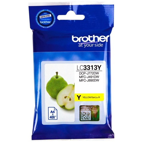 Brother LC3313-Y Yellow Ink Cartridge High Yield