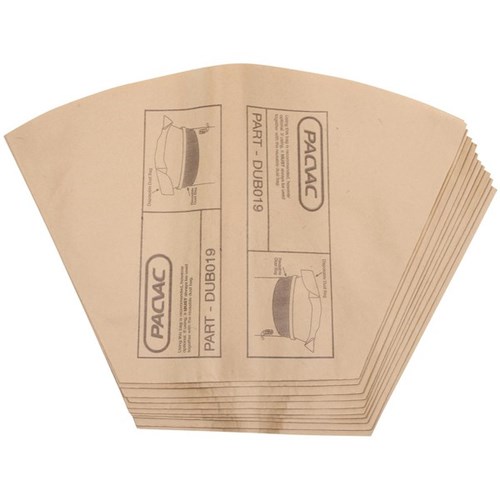 Pacvac 700 Vacuum Cleaner Paper Bags, Pack of 10