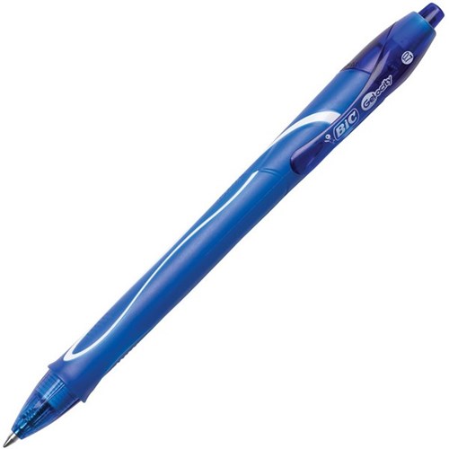 BIC Gelocity Blue Retractable Rollerball Gel Pen 0.7mm FineTip