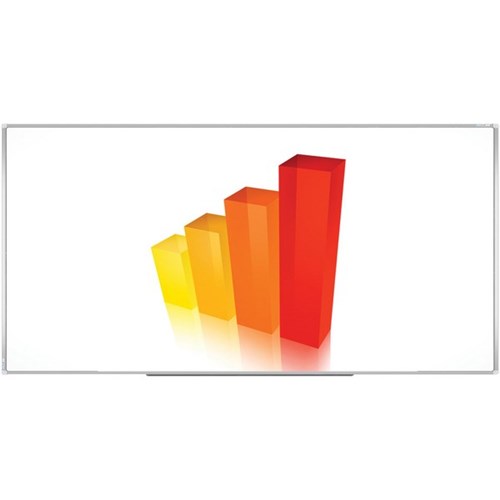 Boyd Visuals Projection Porcelain Whiteboard Magnetic 2400 x 1220mm