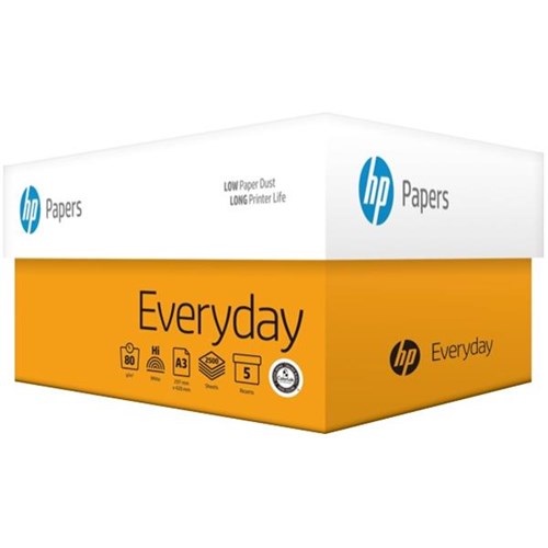 HP A3 80gsm White Everyday Photocopy Paper, Ream of 500 OfficeMax NZ