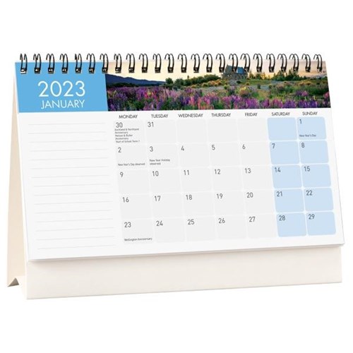 Collins Desk Calendar Month To View 210x150mm 2023 OfficeMax NZ