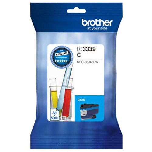 Brother LC3339XL-C Cyan Ink Cartridge High Yield