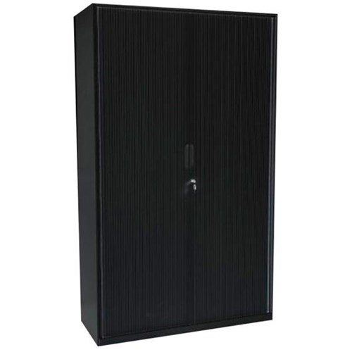 Proceed 6 Tier Filing Cabinet With PVC Doors Black 900mm