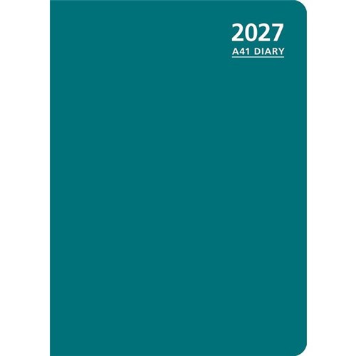 OfficeMax A41 1/2 Hour Appointment Diary A4 1 Day Per Page 2027 Green