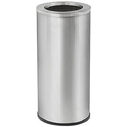 Compass Round Rubbish Bin Stainless Steel 45L Brushed Steel