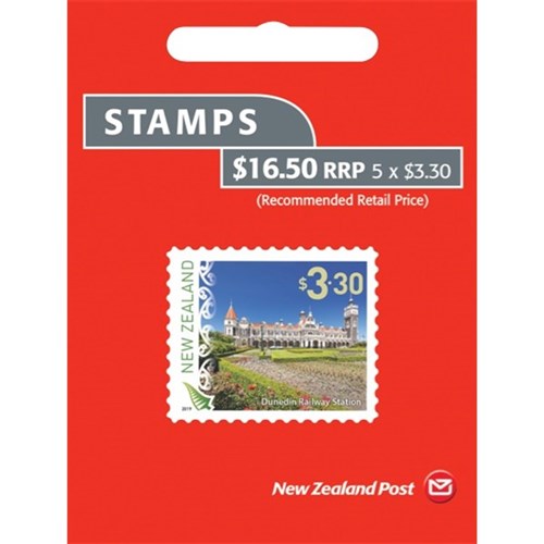 NZ Post 3.30 Postage Stamp 2019, Book of 5 OfficeMax NZ