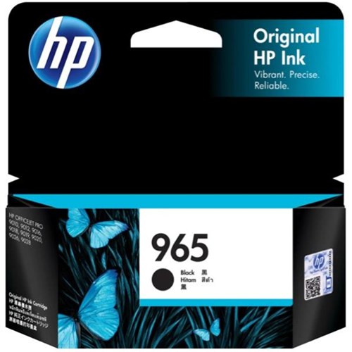 HP 965 Black Ink Cartridge 3JA80AA | OfficeMax NZ
