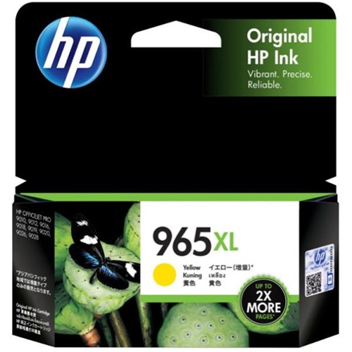HP 965XL Yellow Inkjet Cartridge High Yield 3JA83AA | OfficeMax NZ