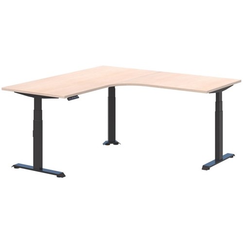 Summit II Electric Workstation 1800mm Ref Oak/Black