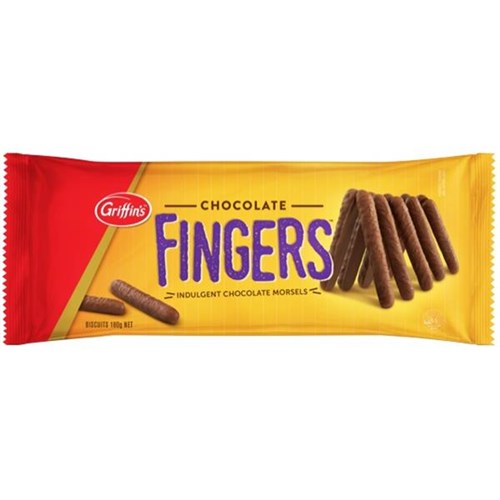 Griffin's Chocolate Finger Biscuits 180g OfficeMax NZ