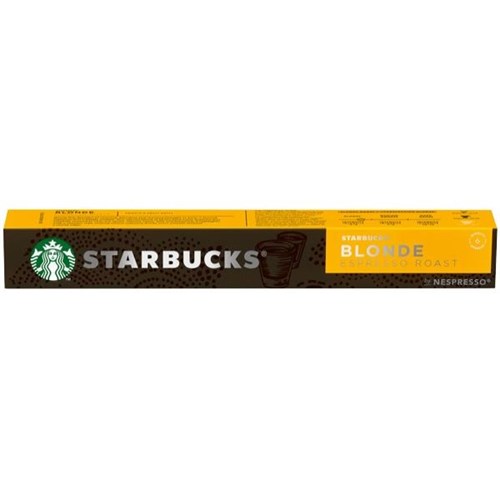 Starbucks Coffee Capsules Blonde Espresso Roast, Box of 10
