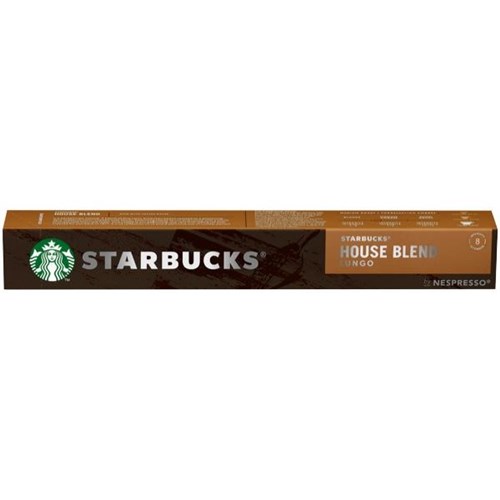 Starbucks Coffee Capsules House Blend Lungo, Box of 10