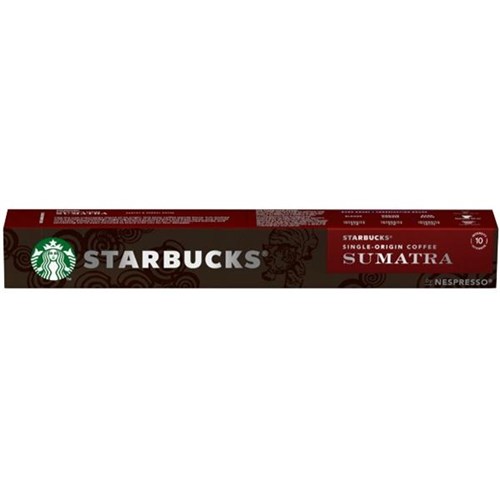Starbucks Coffee Capsules Single Origin Sumatra, Box of 10