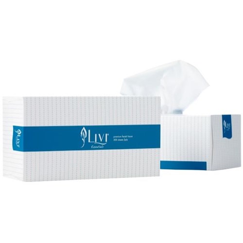Livi Essentials Facial Tissues 2 Ply Hypoallergenic OfficeMax NZ