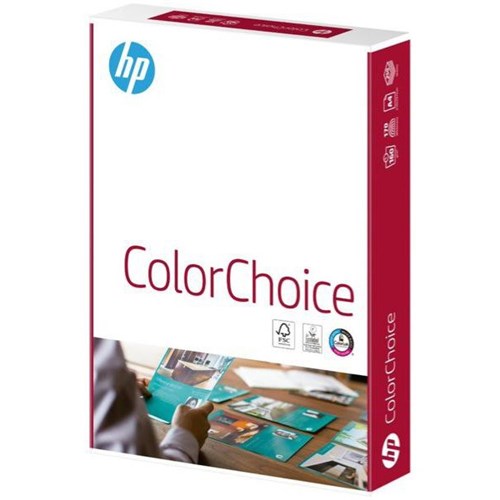 HP Color Choice A4 160gsm Long Grain White Laser Paper, Pack of 250